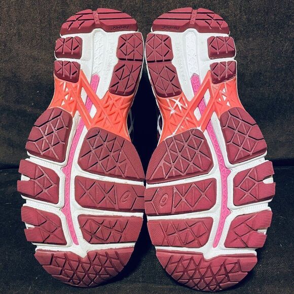 ASICS GEL Kayano 22 Womens Running Shoes Pink Rust Red Size 7 US 38 EUR Medium - Picture 8 of 11